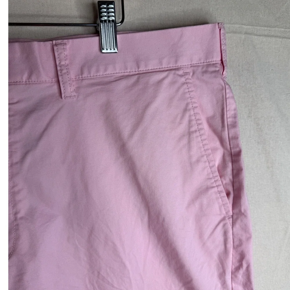 New J. Crew Men's Portsider Cotton Twill Shorts size 38 Pink